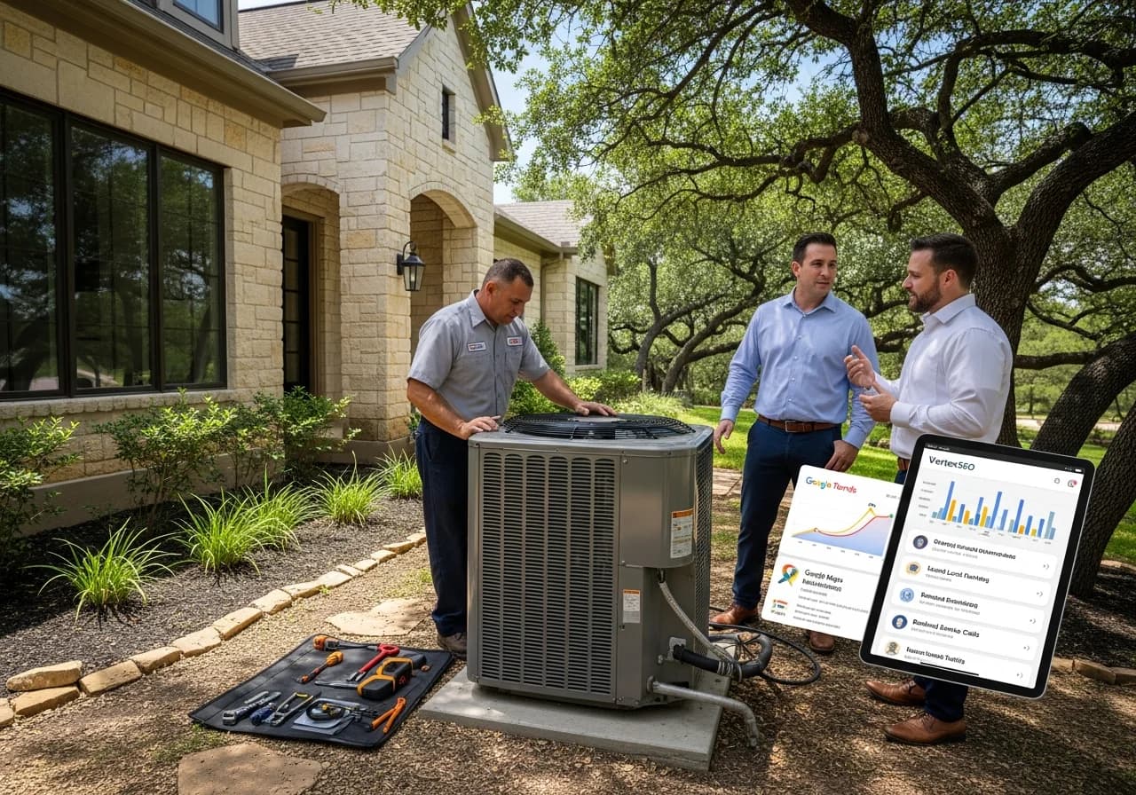 Austin HVAC SEO Service Areas - Neighborhood Coverage Map for Local Search Optimization