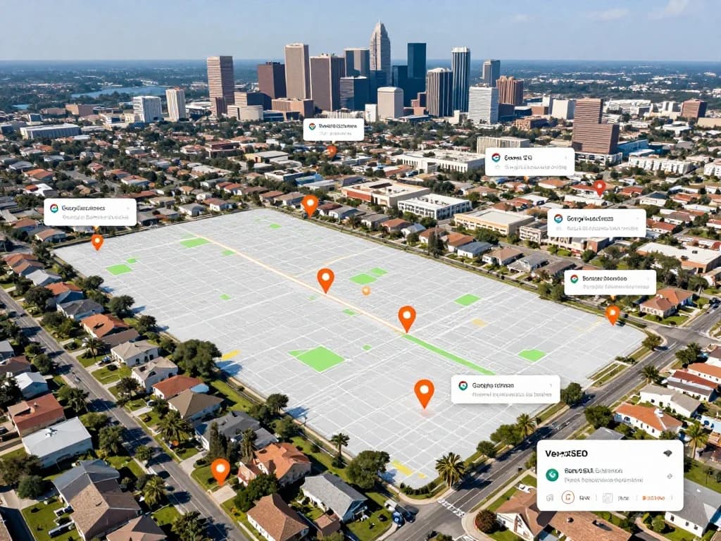 San Antonio HVAC SEO Service Areas - Neighborhood Coverage Map for Local Search Optimization